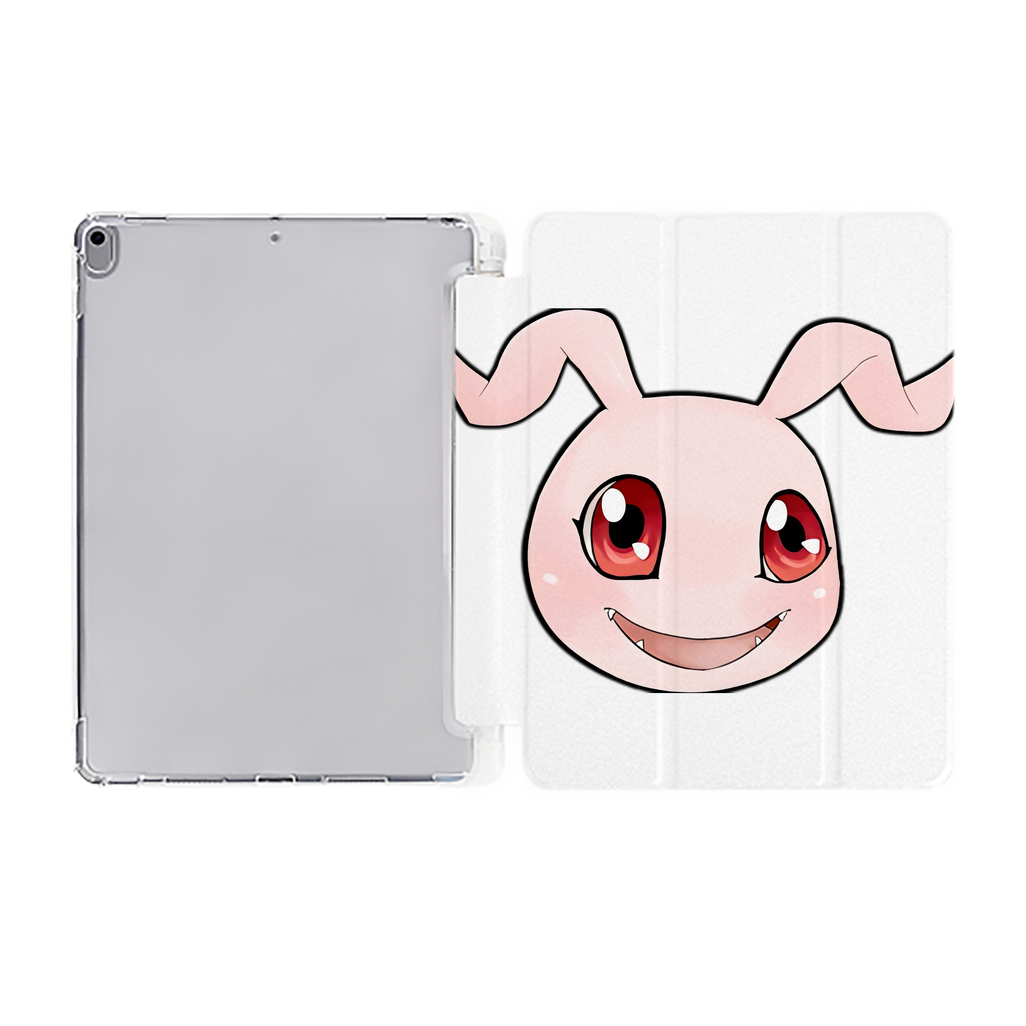 （画像用） Digimon デジタルモンスター/デジモン IPad ケース ペン収納付き 三つ折りスタンド PUレザー×シリコン 対応機種9.5/10.5/10.9インチ